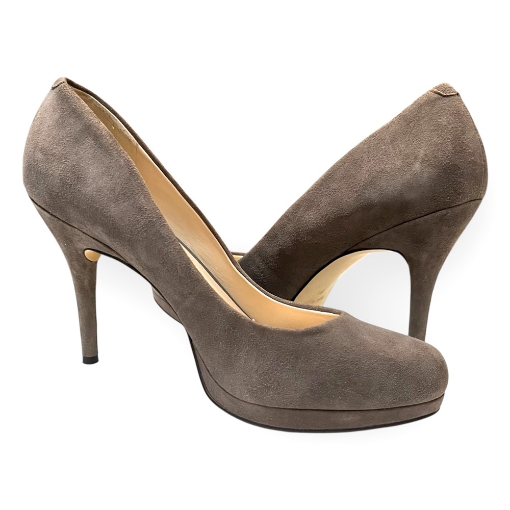 Nine West Women’s Kristal Platform Pumps - Gray